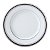 CJ 6 PRATOS DE SOBREMESA DE PORCELANA LIMOGES ROMA 22CM - Imagem 1