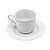 CJ 6 XICARAS DE CAFÉ DE PORCELANA LIMOGES NIZA 120ML - Imagem 2