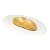 PRATO OVAL DE PORCELANA FANCY BRANCO 34,6X26,2X3CM - Imagem 4