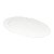 PRATO OVAL DE PORCELANA FANCY BRANCO 34,6X26,2X3CM - Imagem 2