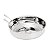 SALADEIRA DE PRATA C/TALHERES RIVIERA 36CM - Imagem 1