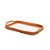 BANDEJA DECORATIVA CONCHA E RATTAN 36x24x4cm - Imagem 4