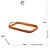 BANDEJA DECORATIVA CONCHA E RATTAN 32x20x3cm - Imagem 3