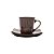 CJ. 6 XÍCARAS E PÍRES DE PORCELANA STRIPES 90ML - Imagem 2