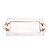 BANDEJA AÇO INOX C/ALÇA DOURADA 54x23x4cm - Imagem 4