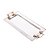 BANDEJA AÇO INOX C/ALÇA DOURADA 54x23x4cm - Imagem 8