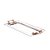BANDEJA AÇO INOX C/ALÇA DOURADA 54x23x4cm - Imagem 2