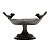CENTRO MESA DECORATIVO COM 2 PÁSSAROS FERRO  22X14,5X13CM - Imagem 5