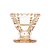 PORTA VELA VIDRO PEARL ÂMBAR 8x8cm - Imagem 6