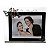 PORTA-RETRATO DE VIDRO LAUGH LOVE 20x15cm - Imagem 1