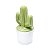 VASO DE CERÂMICA CACTOS VERDE 12,5X12,5X25,5cm - Imagem 6