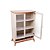 CRISTALEIRA JEQUITIBÁ LAQUEADO OFF-WHITE C/ADEGA 87x50x127cm - Imagem 2