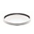 BANDEJA MADEIRA LAQUEADO C/VIDRO OFF-WHITE 40x4cm - Imagem 1