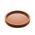 BANDEJA MADEIRA LAQUEADO C/VIDRO TERRACOTA 34x4cm - Imagem 2