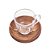 CJ 6 XÍCARAS CAFÉ C/PIRES MADEIRA TECA 75ml - Imagem 1