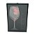 QUADRO DE MADEIRA PORTA ROLHAS DE VINHOS TAÇA 47X31X5cm - Imagem 3