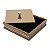 CAIXA DE MADEIRA C/TAMPA DE VIDRO BISOTÊ DIAMOND 26X6CM - Imagem 3