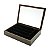 ORGANIZADOR DE TALHERES DE MADEIRA C/TAMPA DE VIDRO 36X26X6cm - Imagem 3