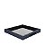 BANDEJA DE MADEIRA  CROISÉ PRETO 27X27X3,5 - Imagem 1