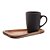 CANECA C/PIRES MADEIRA TECA 22x15x11cm 350ml - Imagem 2