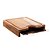 TÁBUA MADEIRA TECA P/CORTE C/BANDEJA AÇO INOX 35x29x7cm - Imagem 2