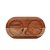 CJ 2 PORTA GELÉIA C/TÁBUA MADEIRA TECA E COLHER 24x13x8cm - Imagem 4