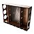 ADEGA MADEIRA P/6 GARRAFAS VINHO C/FUNDO ADESIVAD 13X44X61CM - Imagem 2