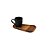 XÍCARA CAFÉ C/PRATO MADEIRA TECA 17x11x7cm 93ml - Imagem 2