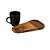 XÍCARA CAFÉ C/PRATO MADEIRA TECA 17x11x7cm 93ml - Imagem 3