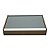ORGANIZADOR DE MADEIRA P/TALHERES C/TAMPA DE VIDRO 36X26X6cm - Imagem 2