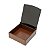 CAIXA CHÁ MADEIRA TAMPA ACRÍLICO 4 DIV PRETO 18,5X22X7,5CM - Imagem 3