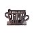 PORTA GUARDANAPO MADEIRA XÍCARA DE CAFÉ QUARTTZO 11X4X14cm - Imagem 1
