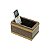 PORTA CONTROLE DE MADEIRA RADICA 3 LUGARES 18X10.5X10.5CM - Imagem 3