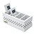 PORTA CONTROLE COM 4 DIVISÓRIAS DIAMOND BRANCO 23X11X9,5cm - Imagem 4