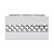 PORTA CONTROLE COM 3 DIVISÓRIAS DIAMOND BRANCO 17,5X11X9,5cm - Imagem 2
