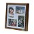PAINEL DE MADEIRA COLLECTION P/4 FOTOS 10X15 32,5X32,5X4cm - Imagem 2