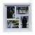 PAINEL MADEIRA 4 FOTOS 10X15 COLLECTION BRANCO 31,5X31,5X4cm - Imagem 3