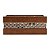 PORTA CONTROLE COM 4 DIVISÓRIAS DIAMOND MARROM 23X11X9,5cm - Imagem 2