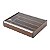 ORGANIZADOR DE TALHER COM TAMPA DE VIDRO NATURALS 36X26X6cm - Imagem 4