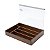 ORGANIZADOR DE TALHER COM TAMPA DE VIDRO NATURALS 36X26X6cm - Imagem 6