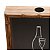 QUADRO PORTA ROLHA DE VINHO BAMBU - Imagem 7