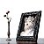 PORTA RETRATO ELEGANCE PRETO E PRATA 20X25 - Imagem 3