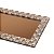 SUPORTE C/ESPELHO DOURADO E DECORAÇÃO EM ACRÍLICO 28X13CM - Imagem 3
