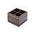 PORTA TALHER DE MADEIRA RADICA 17.5X17.5X13CM - Imagem 3