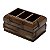 PORTA CONTROLE 3 LUGARES BAMBU 19X12,5X10cm - Imagem 3