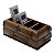 PORTA CONTROLE 4 LUGARES BAMBU 24,5X12,5X10cm - Imagem 2