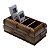 PORTA CONTROLE 4 LUGARES BAMBU 24,5X12,5X10cm - Imagem 1
