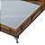 BANDEJA PERFIL BAMBU COM PÉ NIQUELADO PRATEADO 29x17x6,5cm - Imagem 3