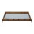 BANDEJA BAMBU COM PÉ NIQUELADO PRATEADO 46x26x6,5cm - Imagem 8