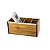 PORTA CONTROLE 4 LUGARES COM METAL NATURALS 22X10X10cm - Imagem 4